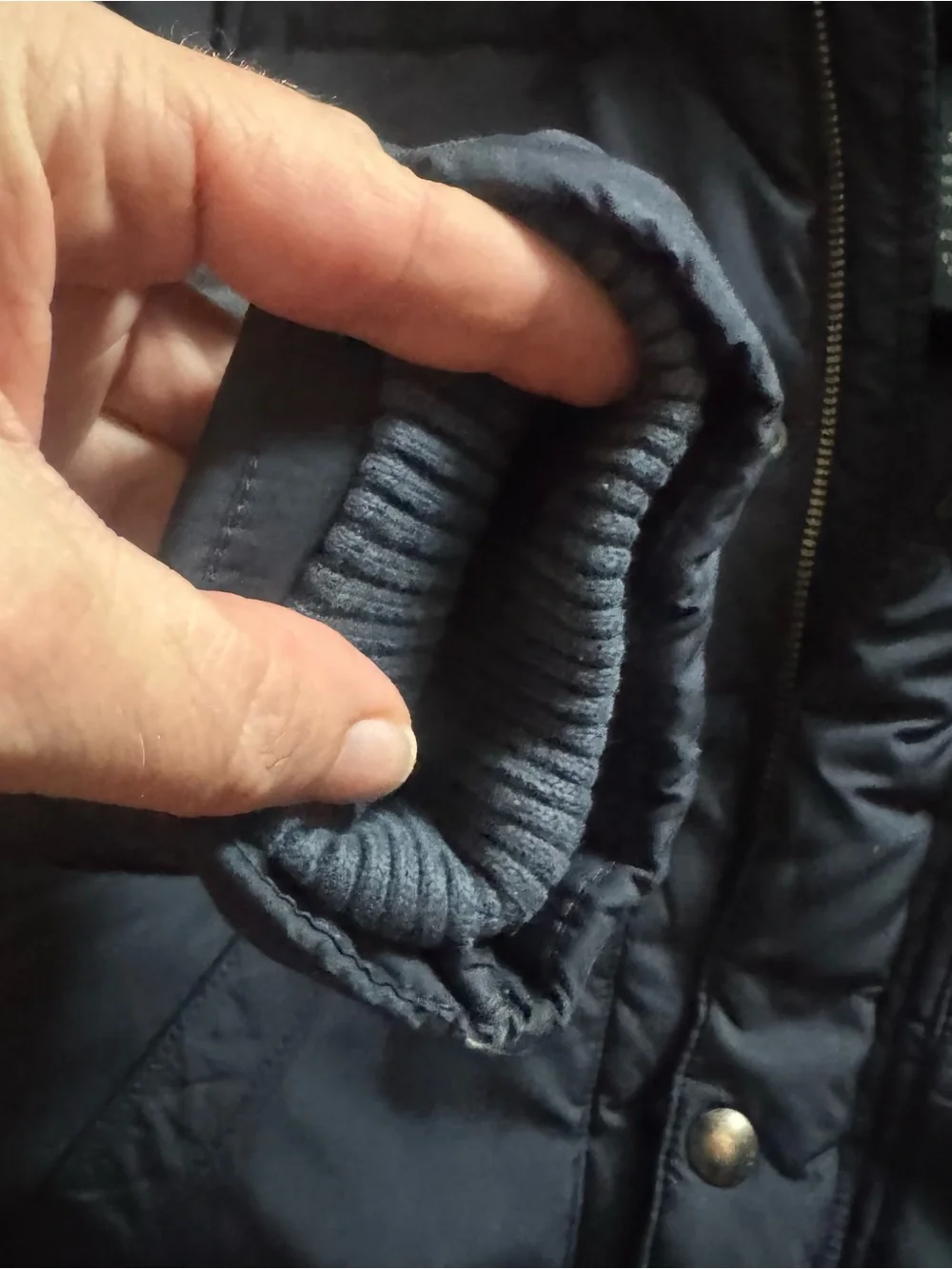 Polo Ralph Lauren Boy's Navy Blue Detachable Hood Down Puffer Coat Size 4T
